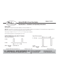 Thumbnail of document Manual - SFI-800 - Sight Flow Indicator/Transmitter